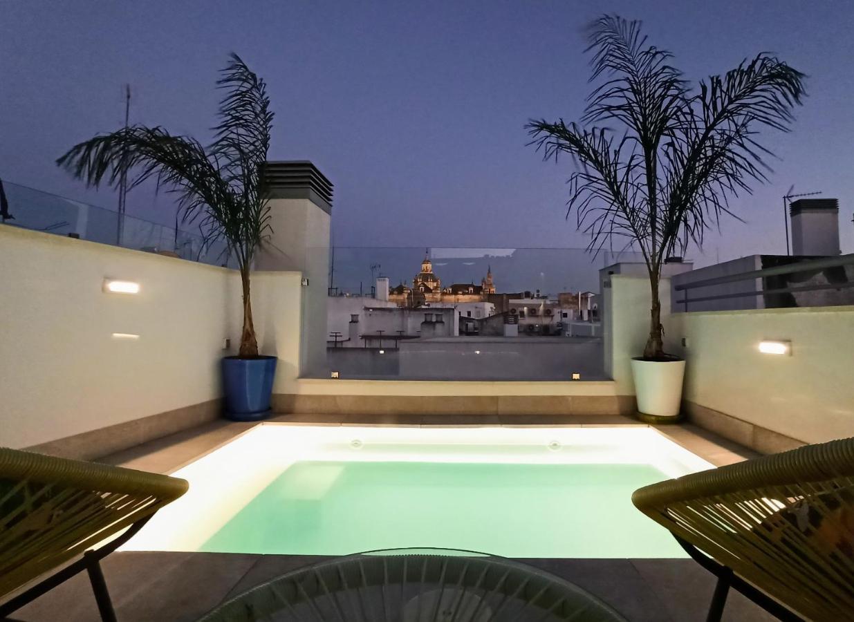 شقة Luxury Penthouse With Private Pool Setas Monument إشبيلية المظهر الخارجي الصورة