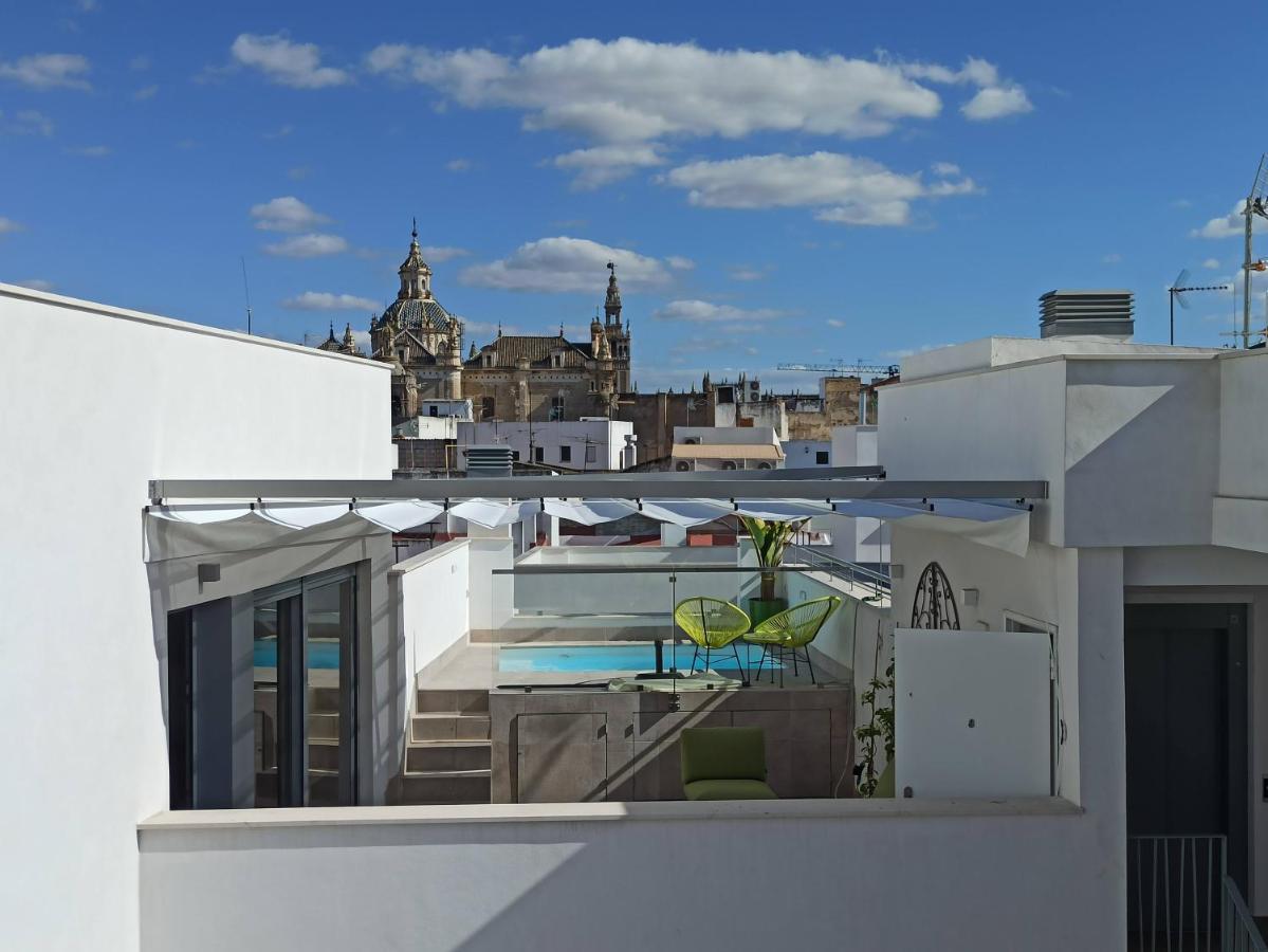 شقة Luxury Penthouse With Private Pool Setas Monument إشبيلية المظهر الخارجي الصورة